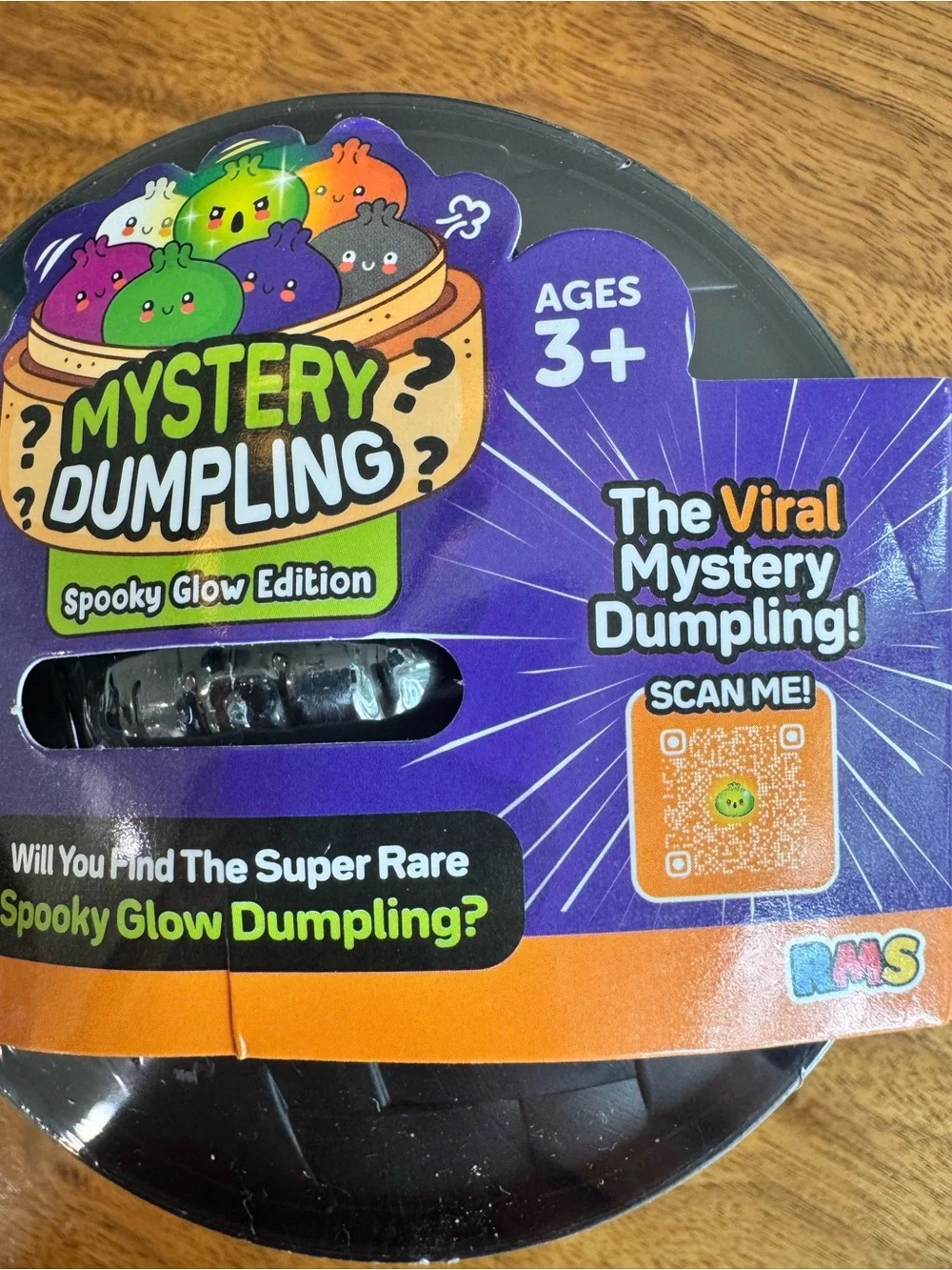 RMS Mystery Dumpling Spooky Glow Edition Glow in Dark Squishy Sealed 2026